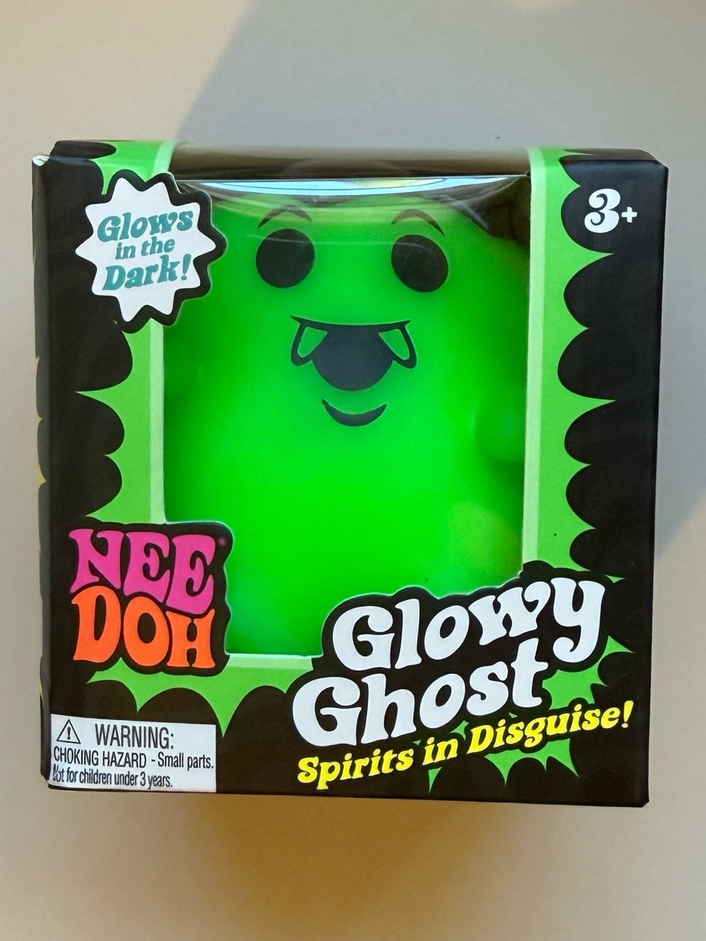 NeeDoh Glowy Ghost Green